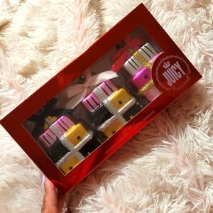 Juicy Couture gift box Christmas ornaments